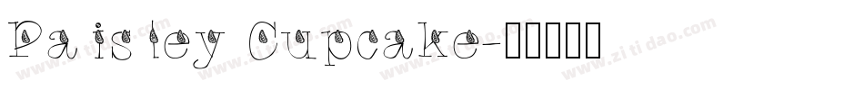 Paisley Cupcake字体转换